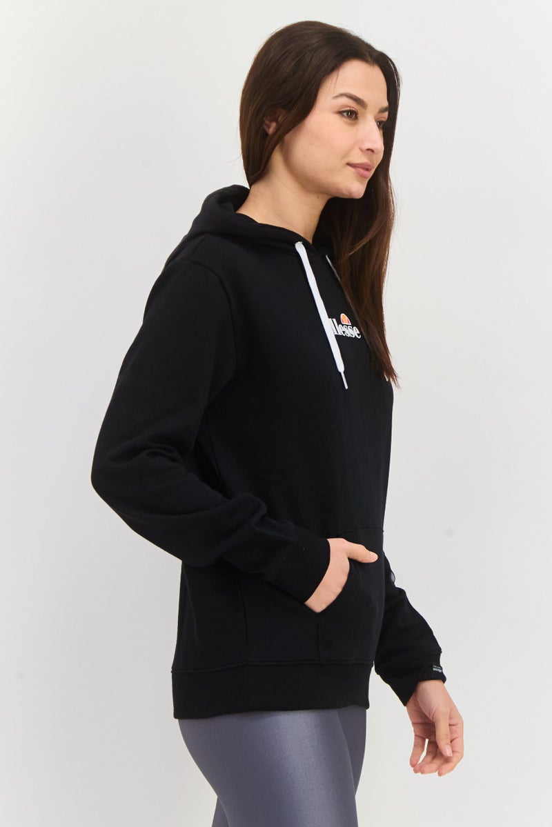 Ellesse ملابس رياضية نسائية بأكمام طويلة مناسبة، خارجية، سويت شيرت، أسود - Image 4