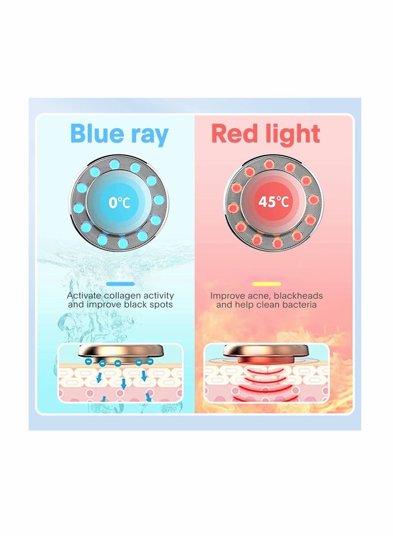 Excefore Facial Massager, Skin Care Tools 7 in 1 High Frequency Facial Machine, Skin Care Galvanic Facial Machine - Image 4