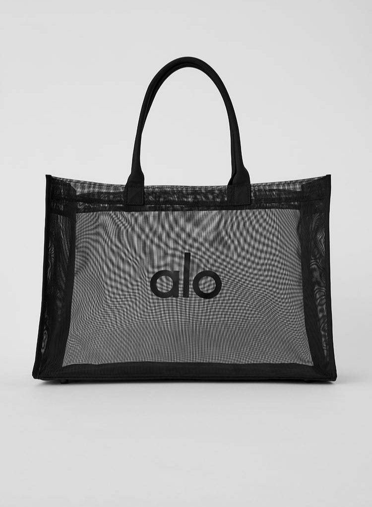 yoga mesh bag Yoga Fitness shoulder bag Beach Tote Clear storage bag - Image 2