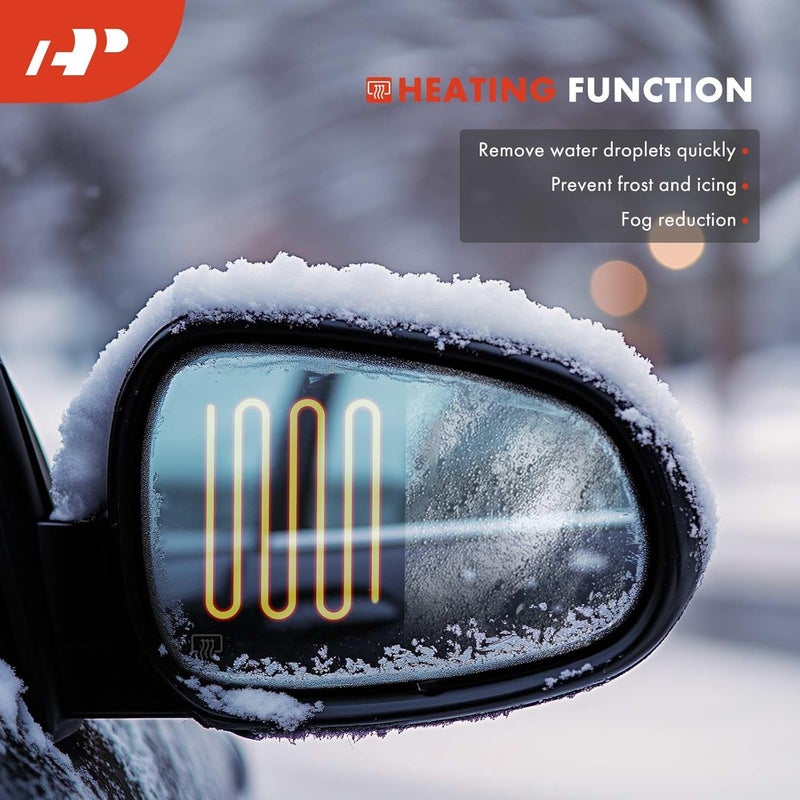 A-Premium Left Driver Side Heated Mirror Glass - Image 5