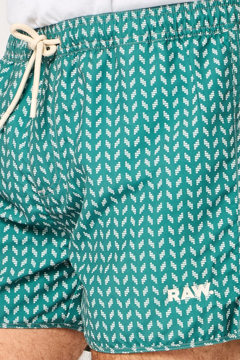 G-Star RAW شورتات سباحة للرجال بطبعة شاملة، متعددة الألوان - Image 3