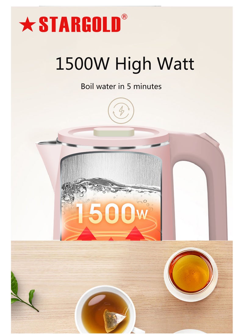 Stargold Electric Kettle 1.5 Litre with Auto Turn-Off Kettle 1500W  - Image 2