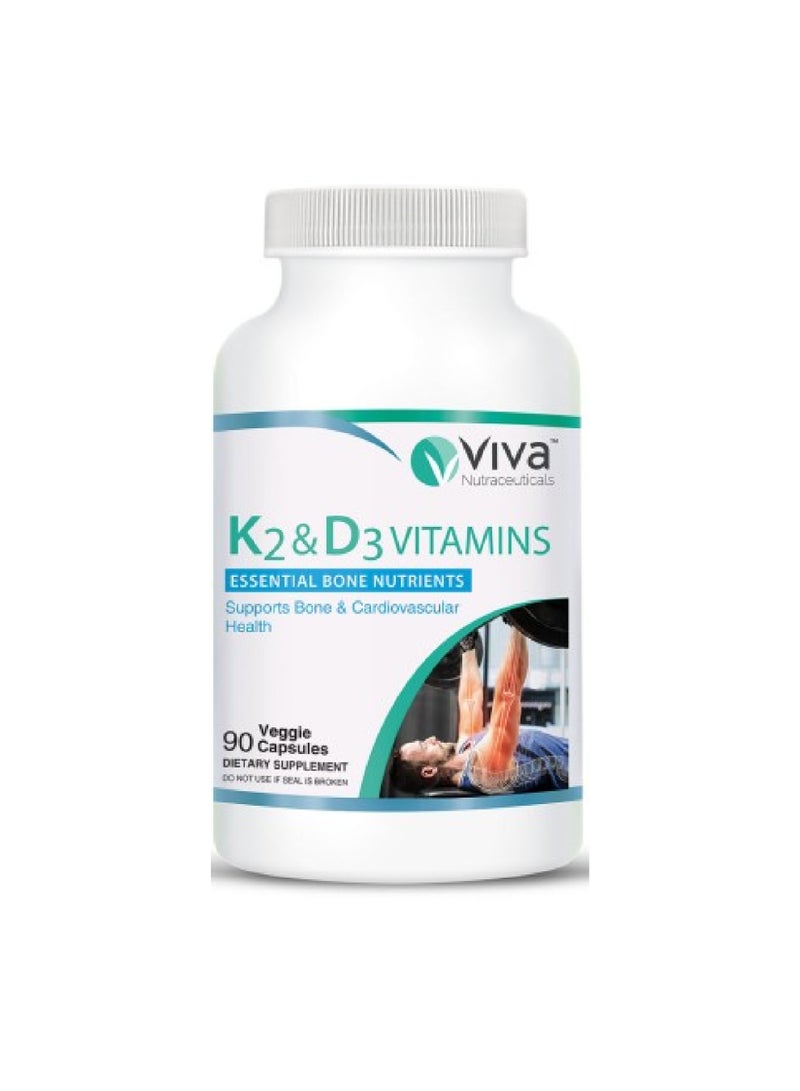 Viva K2 & D3 Vitamins 90 Capsules