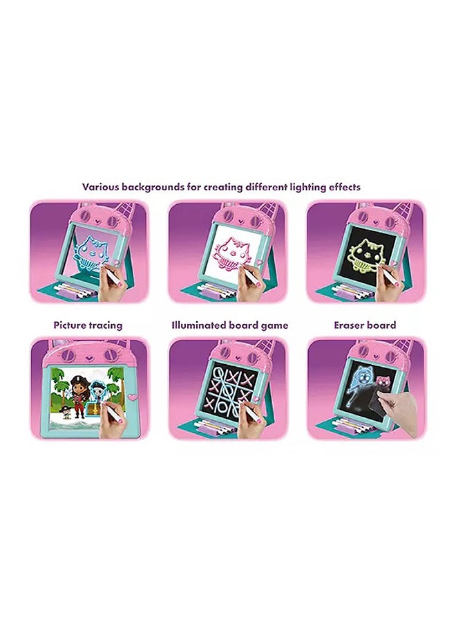 Gabby's Dollhouse Dollhouse Premium Glow Pad Trace Shapes And Figures - Image 3