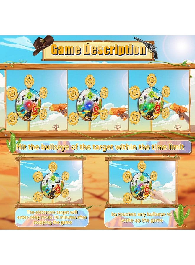 DX DA XIN Shooting Game Toys for Ages 3 4 5 6 7 8 9 10+ Year Old Boy, Digital Shooting Target with 40 Soft Foam Dart and 2 Toy Guns Indoor Outdoor Sports Games Birthday Xmas Easter Gifts Toys for Kids 5-7 8-12 - Image 4