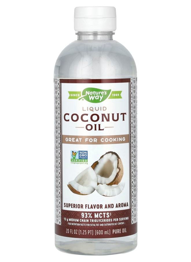 Nature's Liquid Coconut Oil 20 fl oz (600 ml) 