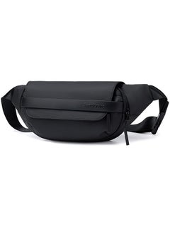 SUPER 5 FY00739 Fashion Casual Chest Multipocket Shoulder Crossbody Waterproof Bag - Black  - Image 1
