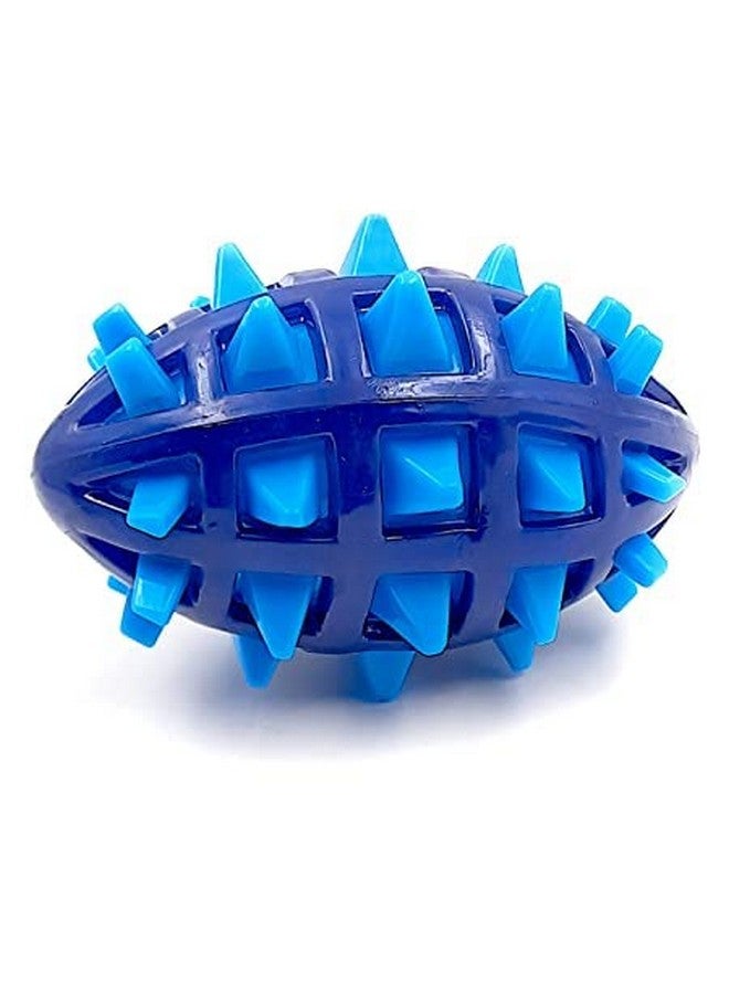 Rugby Toy Ball For Dogs | Rubber Squeaky Toy Ball For Dogs | Chew Toy For Dogs | Teething Toy For Puppies - Image 1