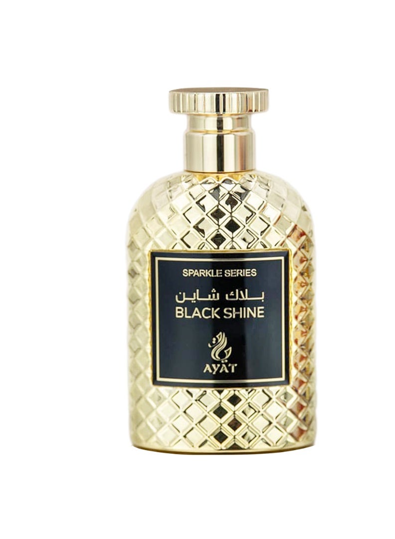 Ayat Perfumes Sparkle Black Shine Eau de Parfum 100ml – Bergamot, Spices, Leather & Amber – Long Lasting Unisex Arabian Perfume - Image 1