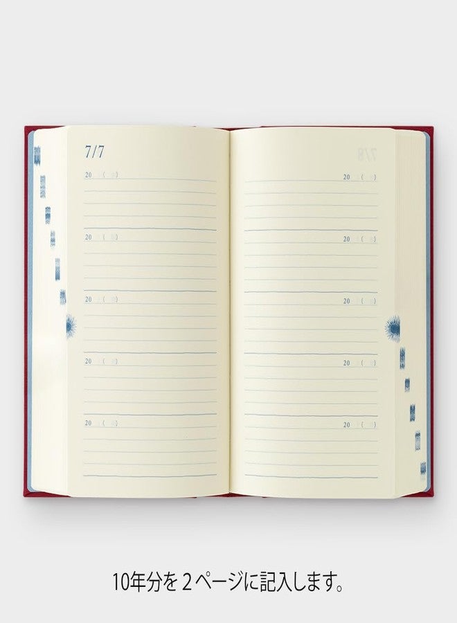 Midori 12860006 Diary, 10-Year Consecutive Door - Image 4