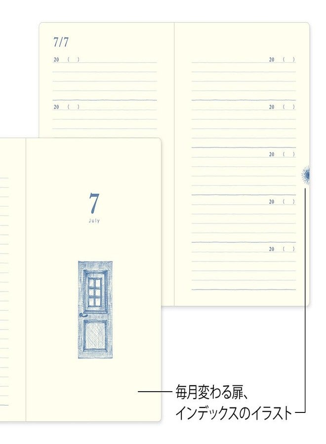 Midori 12860006 Diary, 10-Year Consecutive Door - Image 5