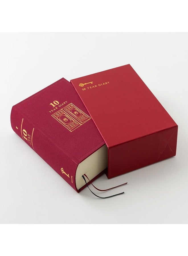 Midori 12860006 Diary, 10-Year Consecutive Door - Image 2