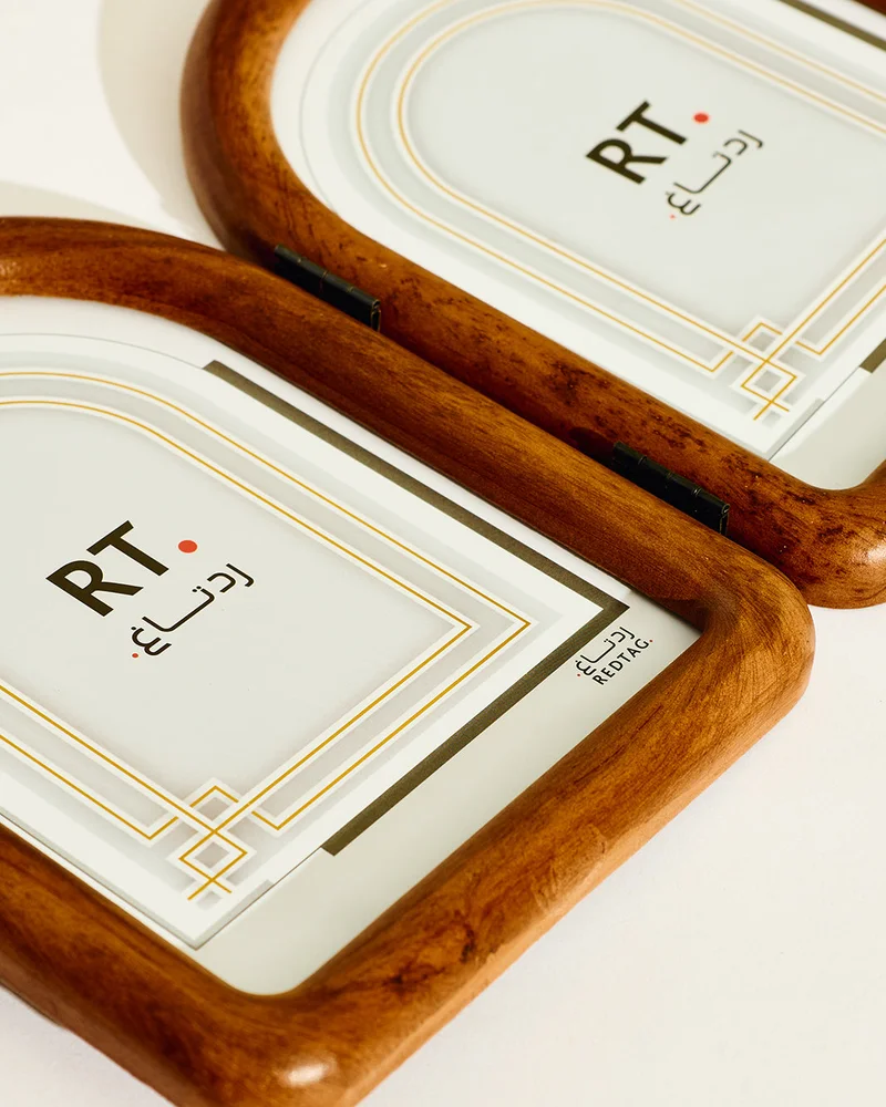 REDTAG Brown Double Photo Frame