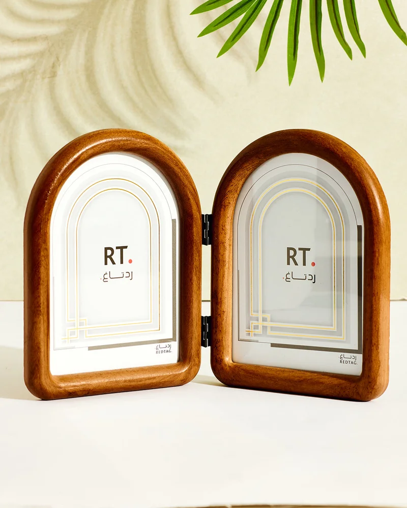 REDTAG Brown Double Photo Frame