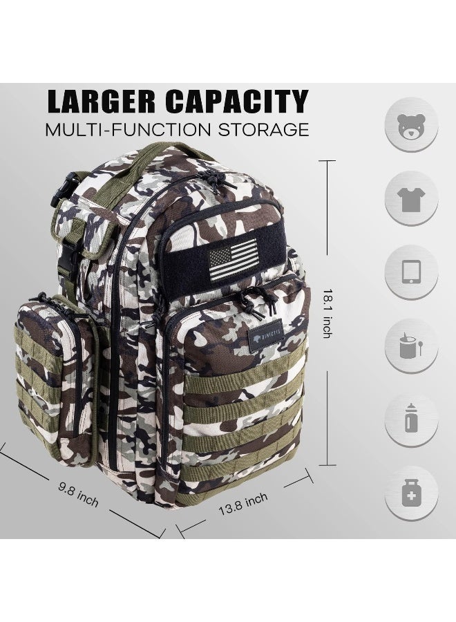 Dinictis Dad Diaper Bag, Mens Diaper Bag Backpack with Diaper Changing Mat - Image 5