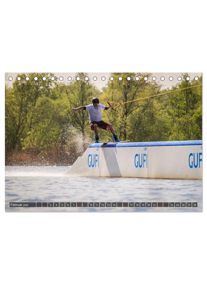 Wakeboarding - make water burn (Tischkalender 2025 DIN A5 quer), CALVENDO Monatskalender: Wakeboarding - make water burn  - Image 5
