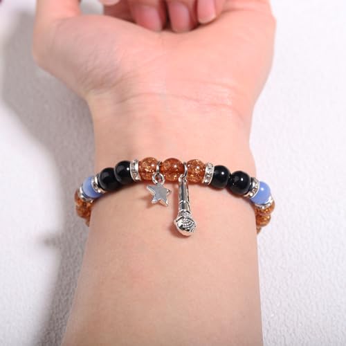 GINAZL Five Night at Freddy Bracelets FNAF Bracelet,4 pcs Freddy Bonnie Chica Foxy Bracelet FNAF Stuff Merch Valentins Day Gifts for Teen Horror Movie Gifts - Image 4