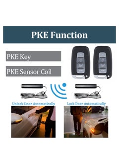 MR.SMART 12V Car Passive Keyless Entry System PKE Engine Starter Push Button Vehicles Start/Stop Kit Safe Lock with 2 Smart Key  - Image 3