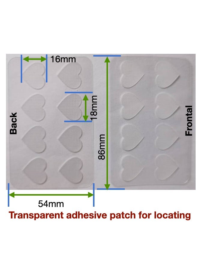 WAN HUA PE Transparent Adhesive Patch + Non-woven Adhesive Patch for Eye/U The Non-Invasive Acupuncture - Image 1