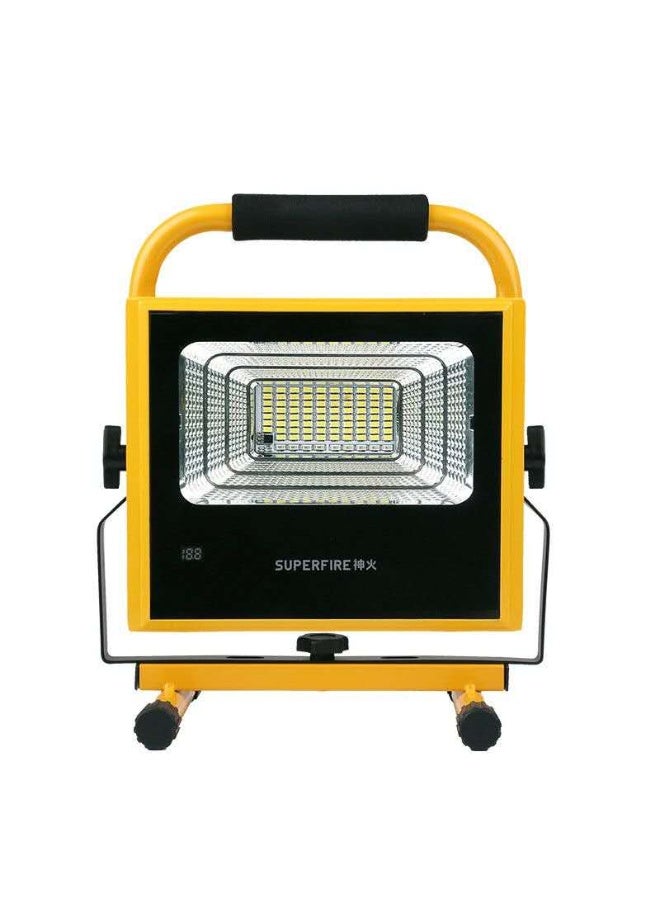 SupFire SUPERFIRE Shenhuo 100W Portable LED Work Light with Digital Display & Remote Control – 360° Adjustable Floodlight for Construction, Camping & Emergency - Image 1