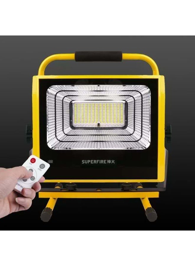 SupFire SUPERFIRE Shenhuo 100W Portable LED Work Light with Digital Display & Remote Control – 360° Adjustable Floodlight for Construction, Camping & Emergency - Image 3