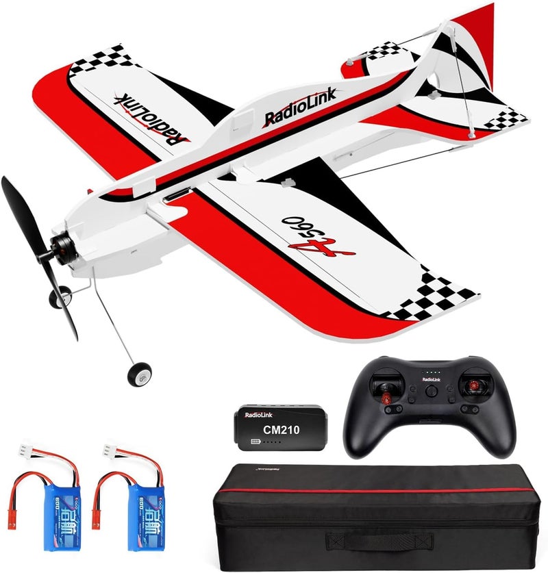 Radiolink A560 Ready to Fly RTF RC Airplane 3D Fixed Wing 580mm Wingspan RC Plane EPP Durable Material 15A ESC Aircraft BymeA Gyro Flight Controller Stabilized for Beginners Kids and Adults - Image 2