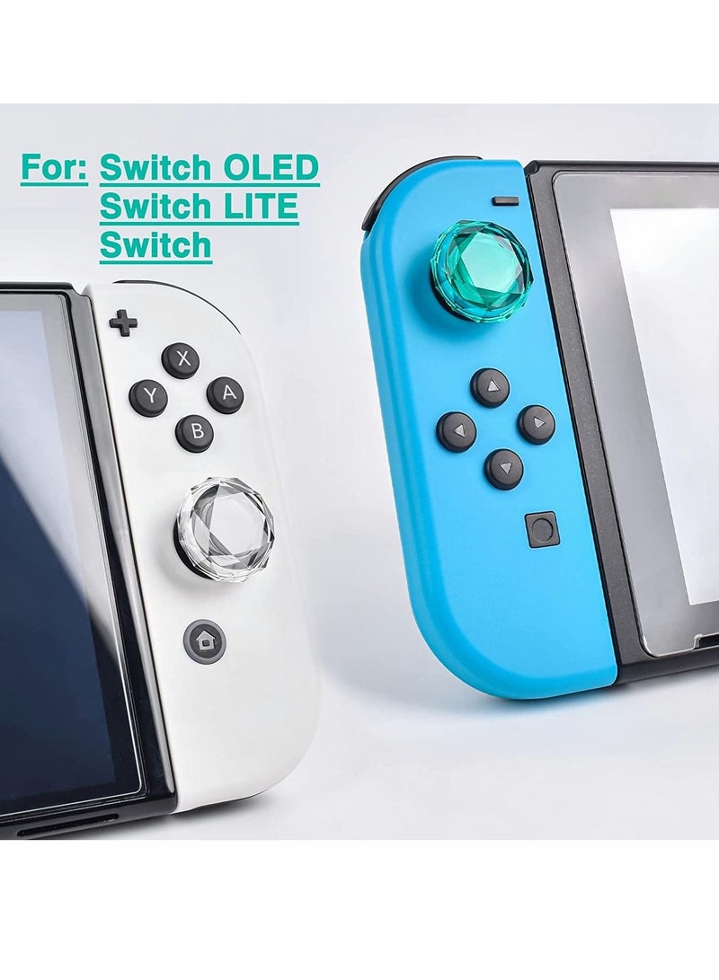 كابتن تيك Diamond 3D Thumb Grips Caps Compatible with Switch & Switch Lite & Switch OLED - Image 4
