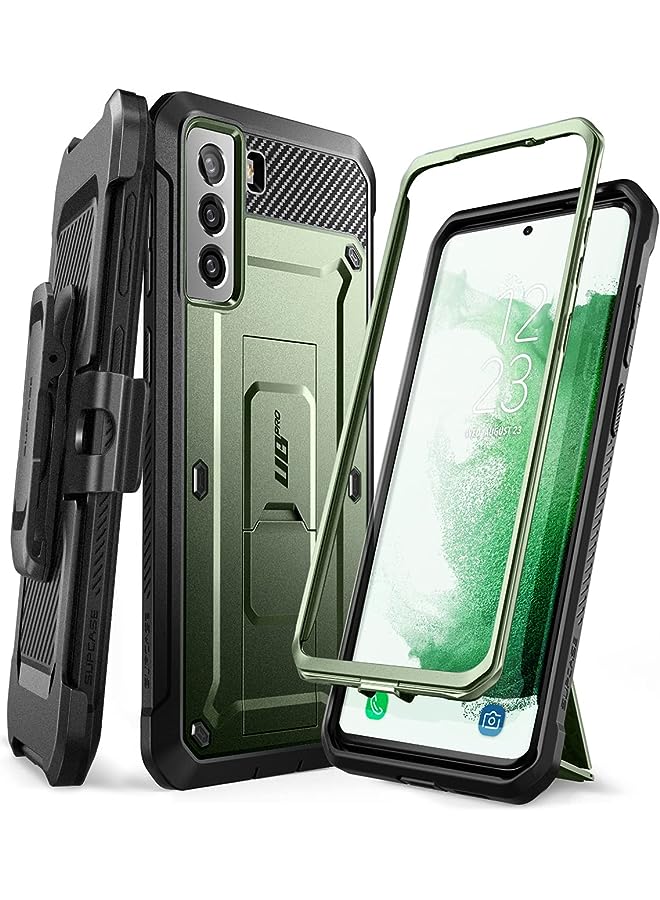SupCase Unicorn Beetle Pro Series Case for Samsung Galaxy S22 5G (2022 Release), Full-Body Dual Layer Rugged Belt-Clip & Kickstand Case Without Built-in Screen Protector (Guldan) - Image 1