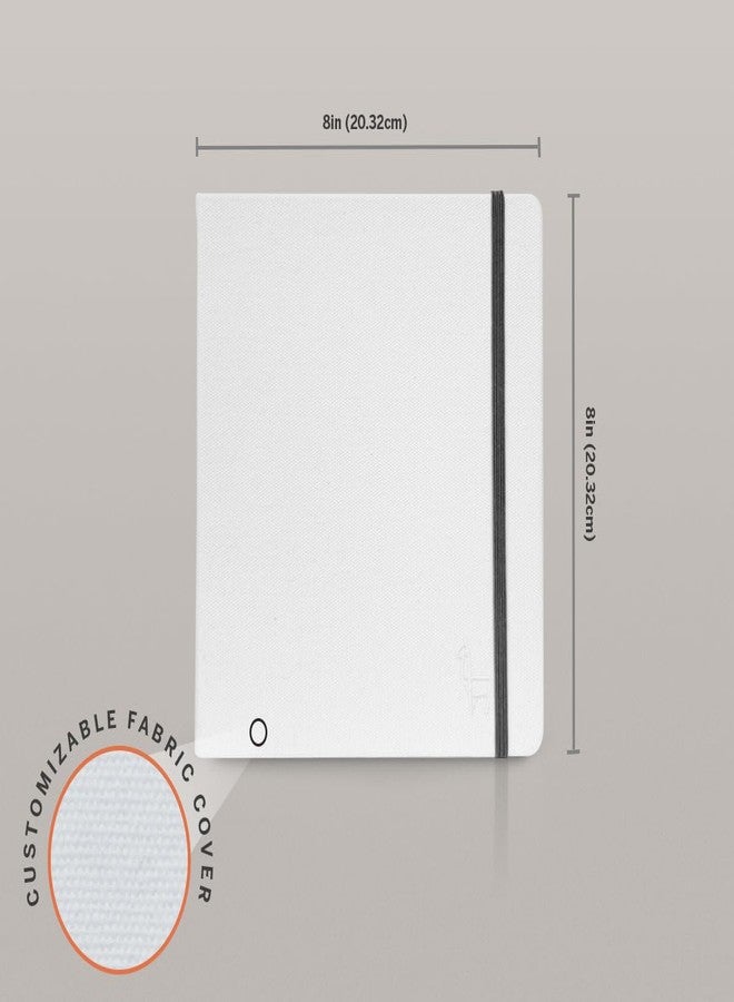 Etchr Mixed Media Hardbound Sketchbook - Hot Press, Square, 8" x 8", 100 lb - Image 3