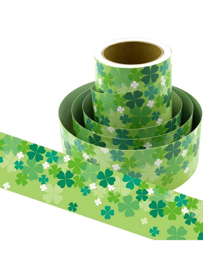 ceiba tree Shamrocks Bulletin Board Border St. Patrick Day Classroom Decoration 36Ft - Image 1