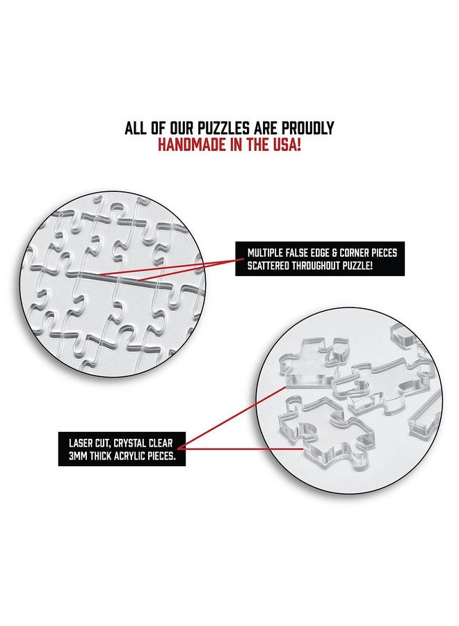 لغز المستحيل الواضح، 100 قطعة، لغز الصور المقطوعة الصعب الواضح، قطع ذات حواف زائفة، لغز صعب واضح، 100 قطعة - Image 4