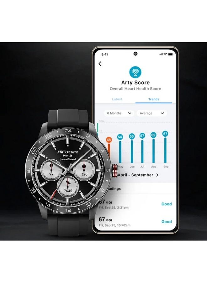 HiFuture HiFuture Flex2 Smart Wireless calling Watch, 1.39" FHD Display, 100+ Sports Modes, IP68 Waterproof, 10-Day Battery, FTFLX2  - Image 5