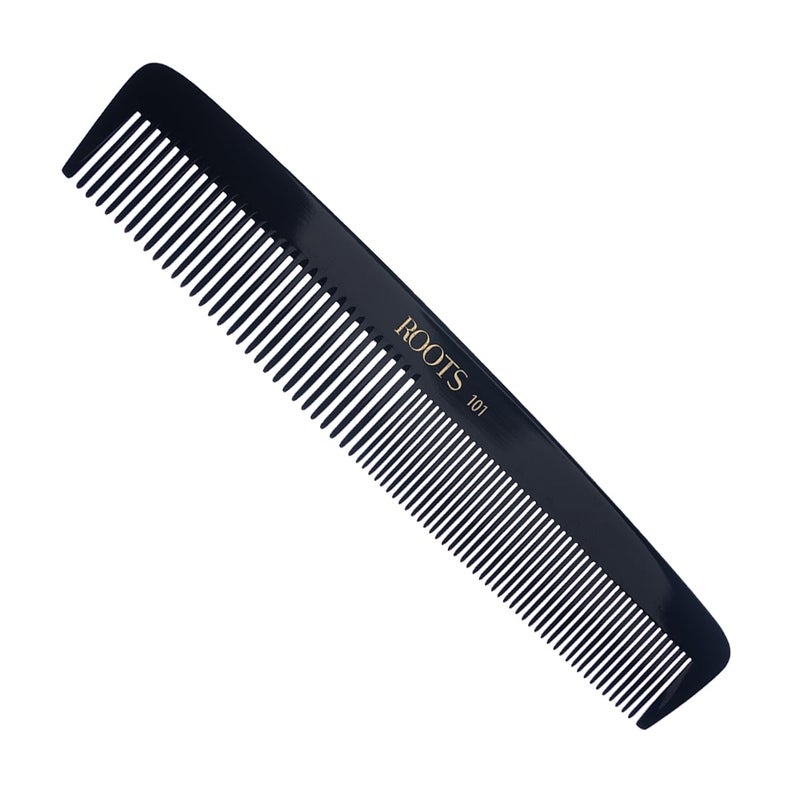 ROOTS - Professional Hair Cutting Comb | Dual Teeth For Styling & Detangling | Round Teeth Prevent Hair Damage | For Women with Straight & Wavy Hair | Wet & Dry use | Length - 8.1 Inch | Model No. 101 - Image 5