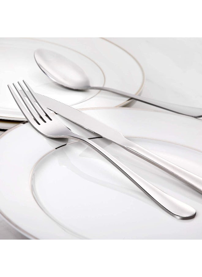 Awm Fork Set Food-Grade Stainless Steel Tea Fork and Table Fork 12Pc Set  - Image 4