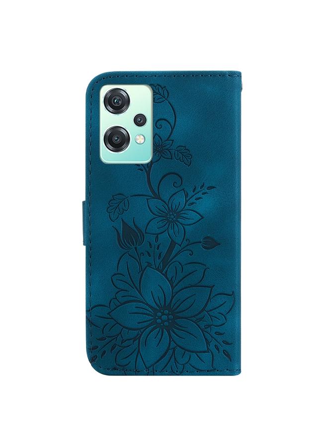 erorex Case For OnePlus Nord CE 2 Lite 5G Lily Embossed Leather Phone Case  - Image 3