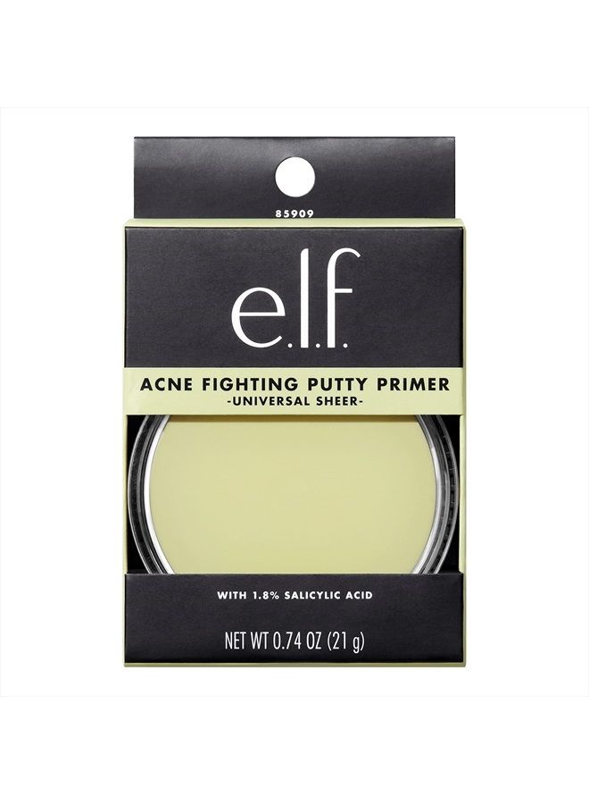 elf برايمر معجون مكافحة حب الشباب، مدعوم بـ 1.8% حمض الساليسيليك، يمنع ظهور البثور ويقلل الاحمرار، يقلل المسام ويجهز البشرة، 0.74 أونصة (21 جرام) - Image 5