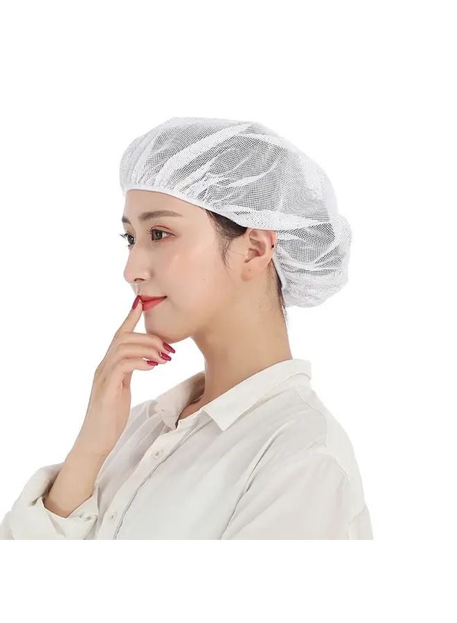 عبوتان من قبعات الطاهي السوداء القابلة للتنفس شبكات الشعر القابلة للتعديل بشبكة - Image 3