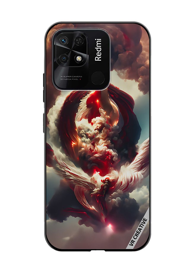 VR CREATIVE Protective Case Cover For Xiaomi Redmi 10C A New Angel Reborn Foundation Design Multicolour - Image 1