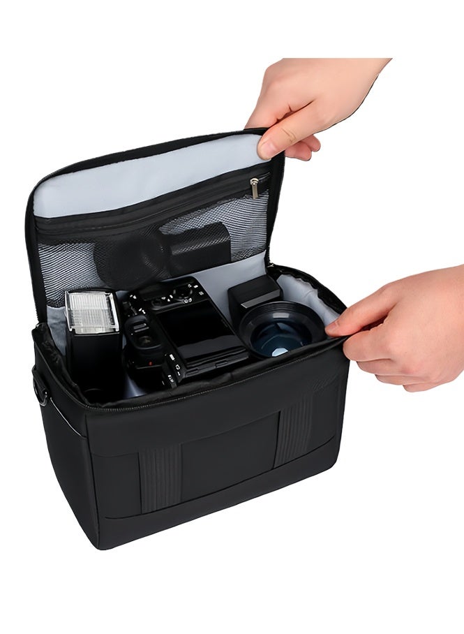 Camera Bag Padded Camera Shoulder Bag for Photographers, Waterproof Camera Bags & Cases for SLR DSLR, Lenses, Accessories - Image 4