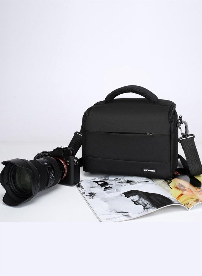 Camera Bag Padded Camera Shoulder Bag for Photographers, Waterproof Camera Bags & Cases for SLR DSLR, Lenses, Accessories - Image 2