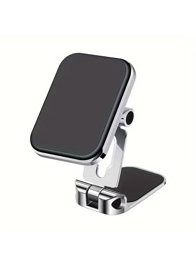 A strong magnetic car phone holder that is adjustable, foldable and rotatable. You can install it anywhere in the car using a strong adhesive attached to it. It comes with 2 metal paper stickers that stick to the phone. It is suitable for all mobile phones to install it in the appropriate place for you, either on the dashboard, next to the radio or on the glass, according to your need. It is also useful as a gift for all occasions for your friends or a member of your family.