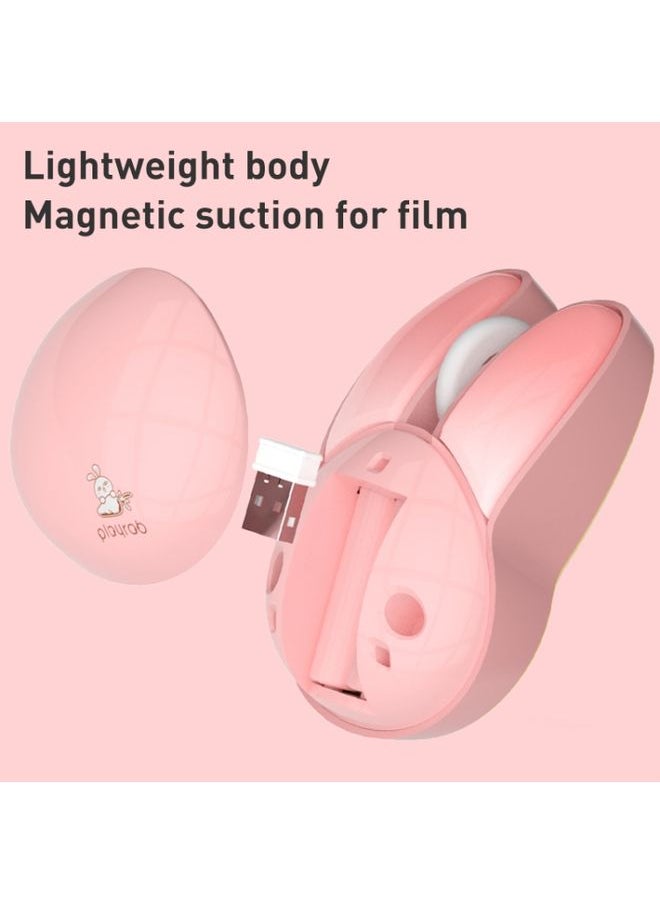 BURAQ MOFii M6 Rabbit Shape 2.4G Wireless Mute Mouse(Blue)  - Image 2