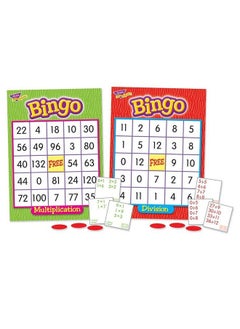 Trend Enterprises : Multiplication & Division Bingo Game Exciting Way For All To Learn 2 Games In One! Play 8 Different Ways Great For Classrooms And At Home 2 To 36 Players For Ages 9 And Up  - Image 3