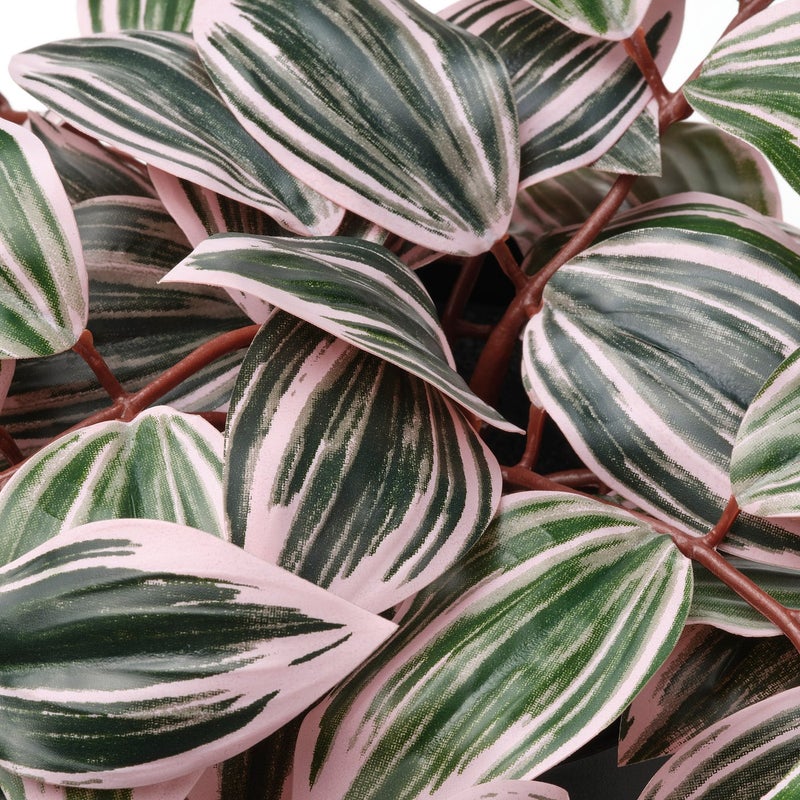 FEJKA Artificial Potted Plant, Green/Lilac Foliage, 12 cm Pot, Indoor/Outdoor - Image 4