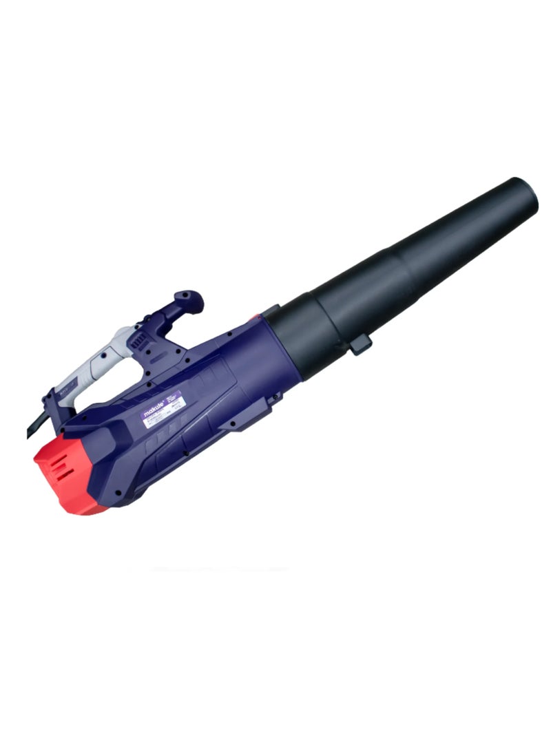 ماكيوت منفاخ محمول PB121 - 4500 وات، 6 سرعات قابلة للتعديل، محرك نحاسي كامل، منفاخ هواء عالي الطاقة للحديقة وتنظيف السيارة والاستخدام المنزلي، 220-240 فولت، 50/60 هرتز، 0-16000 دورة في الدقيقة، معدل نفخ 280 متر مكعب/ساعة  - Image 2