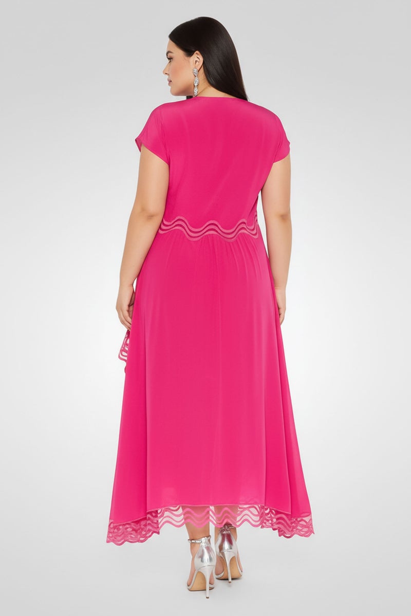 STELLA MCCARTNEY Women Plain Maxi Dress, Pink - Image 4