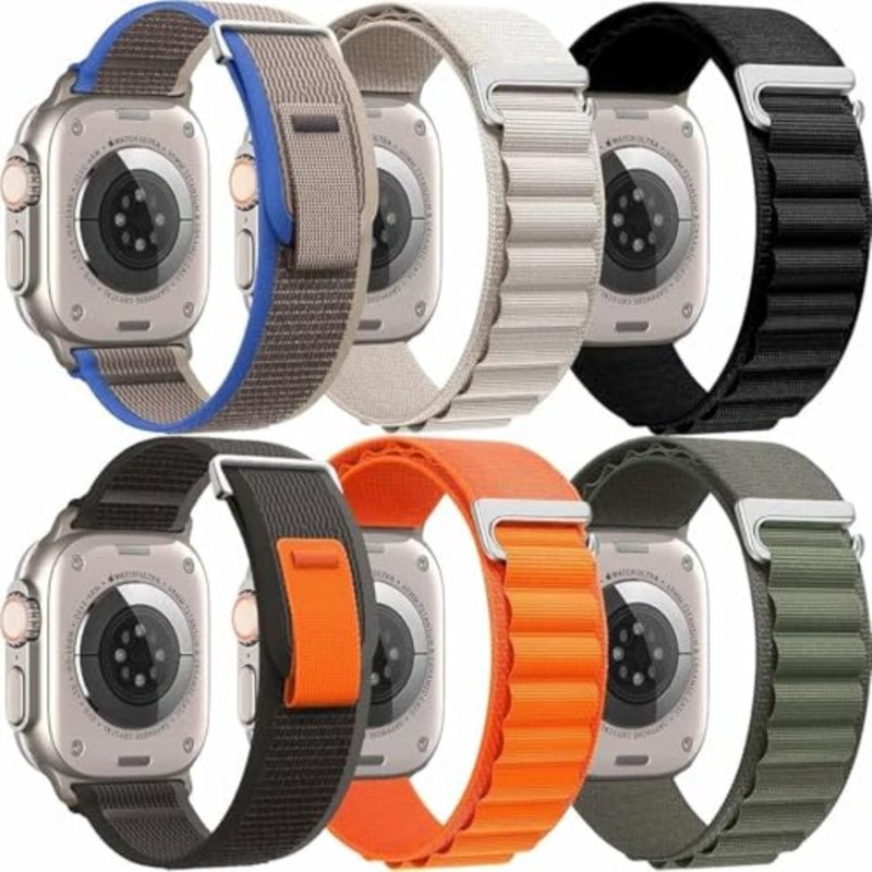 Multi Pack Straps Compatible with Apple watch Series 10 Ultra 2 8 Ultra 9 8 7 6 SE - Image 1