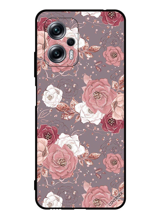 Covernex Protective Case Cover For Xiaomi Redmi Note 11T Pro Floral Wallpaper - Image 1