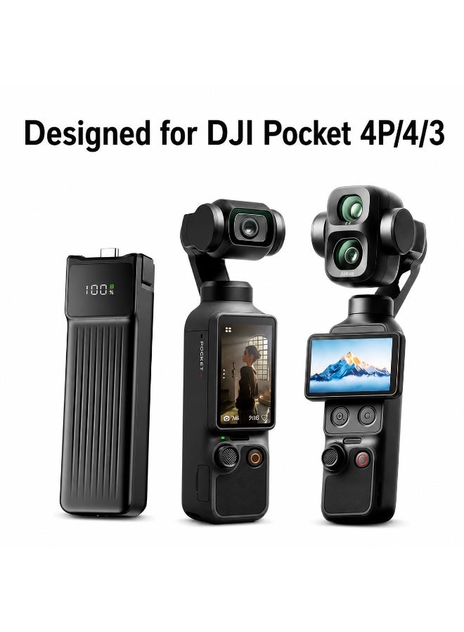 سكود سكود مقبض بطارية لكاميرا DJI Osmo Pocket 3 بقدرة 22.5 واط