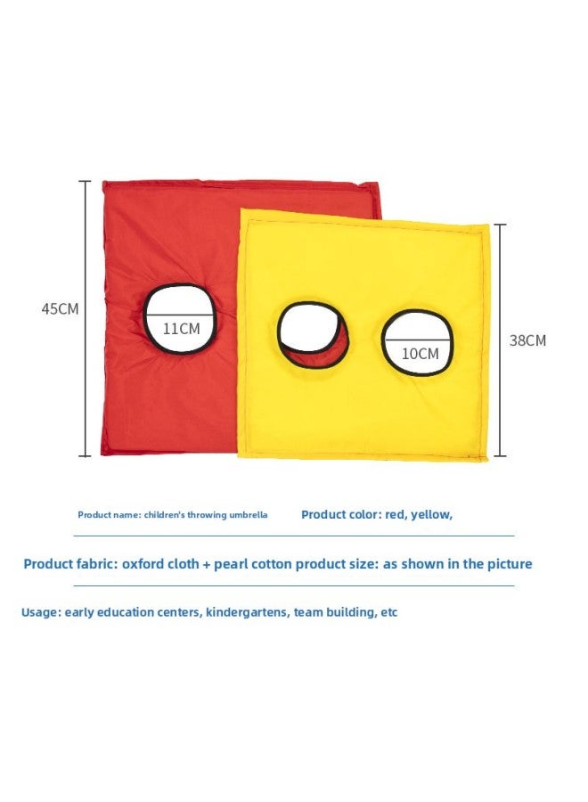 Kindergarten Rainbow Double-hole Foam Pad Penguin Running Body Coordination Body Intelligent Training Game System Equipment-Color:Yellow-Specifications:Small (38*38cm) - Image 4